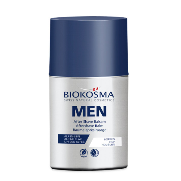 BIOKOSMA Men After Shave Balm 50ml Natural Cosmetics Swiss Made