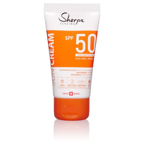 Sherpa Tensing Swiss Sun Care SPF 50 50ml