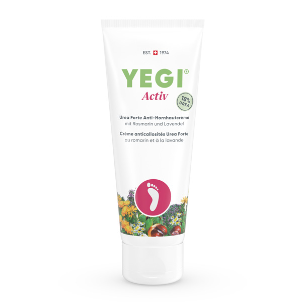 Yegi Anti Callus Cream Swiss Foot Care Products Natural Cosmetic Swiss Made Foot Care Swiss Made