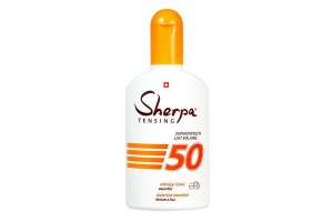 Sherpa Tensing Sonnenmilch SPF50 175ml - Schweizer Produkte